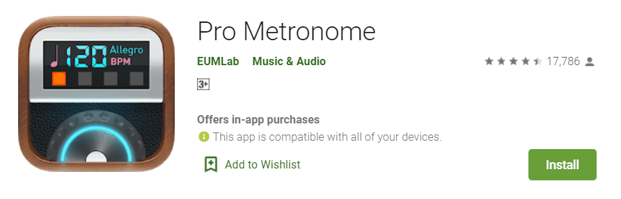 app for metronome - pro metronome