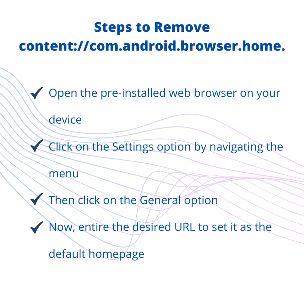 Steps to Remove contentcom.android.browser.home.
