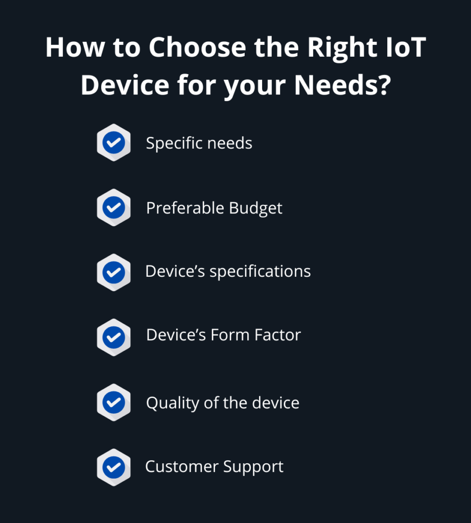 How to Choose the Right IoT Device for your Needs?